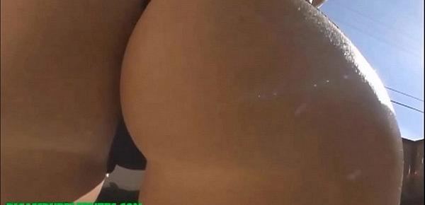  HD big ass huge booty slut with massive tits gets fucked and cum